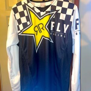 Fly Racing Black and White Jersey